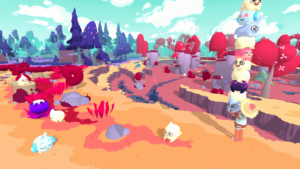 Screenshot - cute creatures tower and exploration in cozy base builder